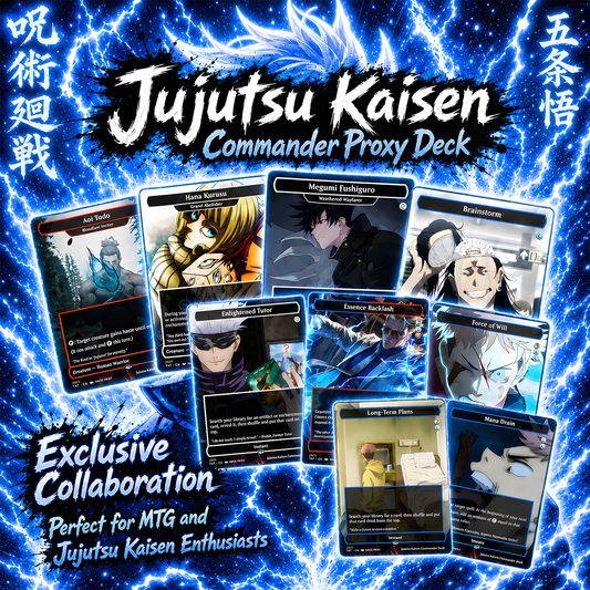 Jujutsu Kaisen EDH Commander Deck – Custom Anime-Inspired MTG Proxy Deck