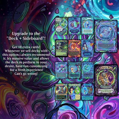 Rick and Morty Theme / Nekusar, the Mindrazer Commander Deck / Premium Paper Proxy Deck / 100 cards + tokens / Wheel Control Theme Bracket 4 EDH Magic Deck