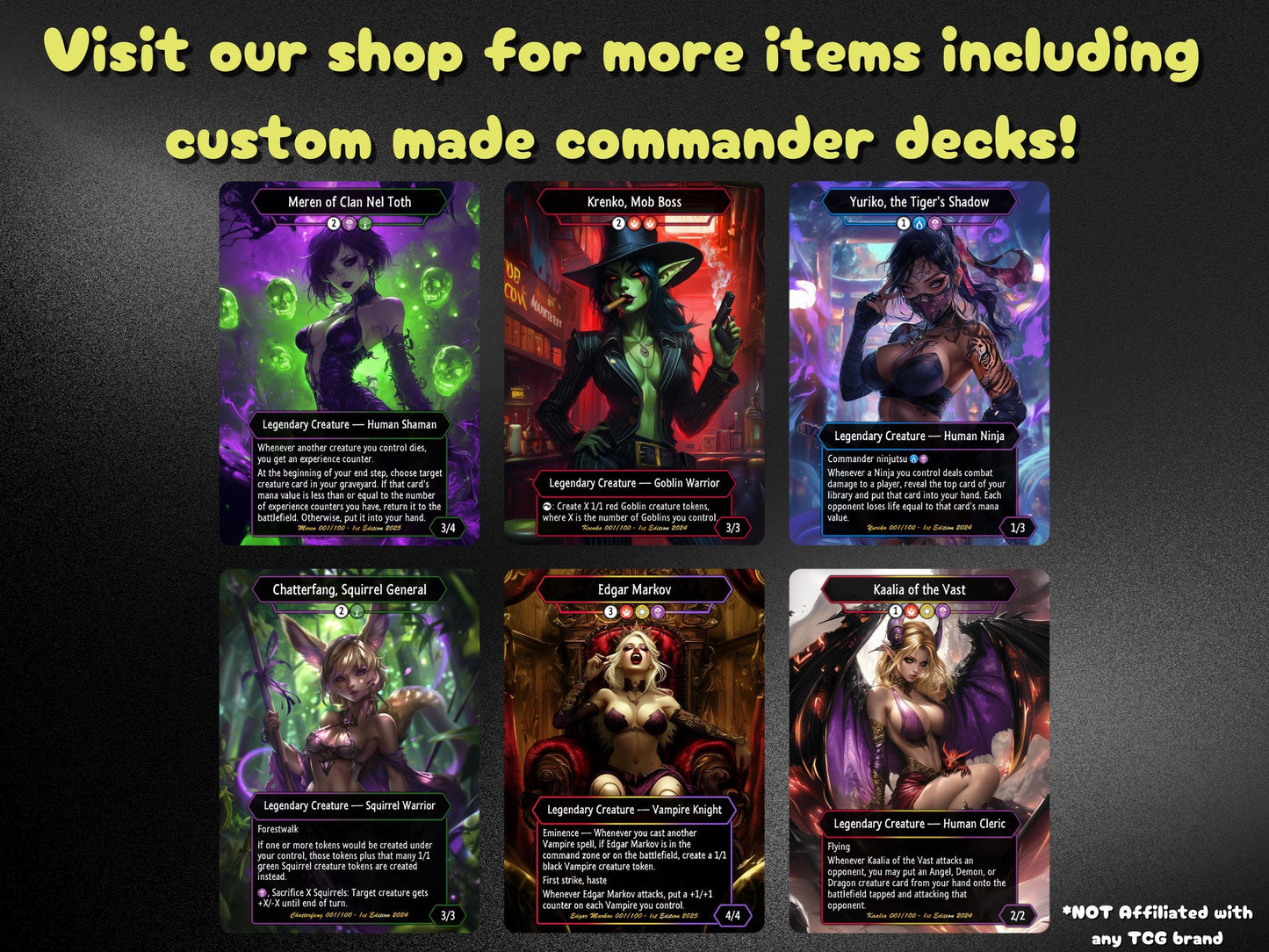 Krenko Commander Goblin Deck – Custom Cards for Casual Play