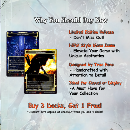 Alien Commander cEDH Deck - Alien Commander Magic Commander - Magic Proxy Deck with 170+ Unique Cards - Custom Cards MTG Proxy for Casual Play