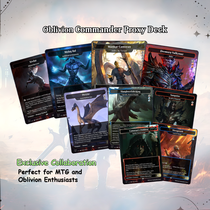 Oblivion Commander cEDH Deck - Oblivion Commander Magic Commander - Magic Proxy Deck with 150+ Unique Cards - Custom Cards MTG Proxy for Casual Play