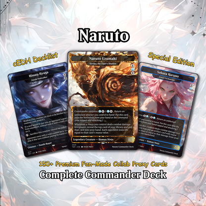 N.a.r.u.t.o N.i.n.j.a Commander Deck – Y.u.r.i.k.o R.e.i.m.a.g.i.n.e.d | F.a.s.t & S.n.e.a.k.y N.i.n.j.u.t.s.u EDH P.r.o.x.y