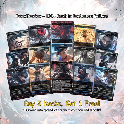 N.a.r.u.t.o N.i.n.j.a Commander Deck – Y.u.r.i.k.o R.e.i.m.a.g.i.n.e.d | F.a.s.t & S.n.e.a.k.y N.i.n.j.u.t.s.u EDH P.r.o.x.y