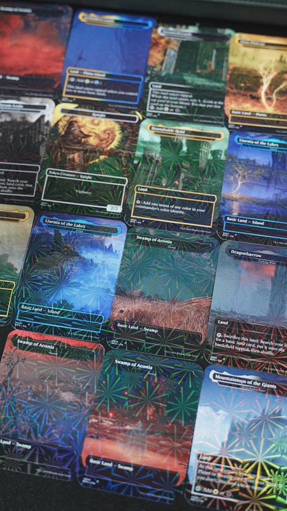 Elden Ring Commander Deck • Elden Ring  Mtg Proxy Deck • Mtg Commander Deck • Custom MTG card • Sidar Jabari of Zhalfir • Mtg Proxy Commander